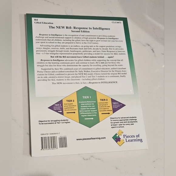 The NEW RtI: Response to Intelligence 2nd Edition Paperback Book - Picture 2 of 7